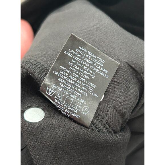 NWT Generation Love Black Dylan Ponte Skinny Ankle Pants Zipper Detail Size 00 - Picture 10 of 14